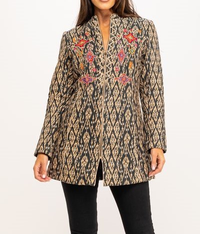 CHAQUETA ESTAMPADA MEDIA PIERNA - Imagen 3